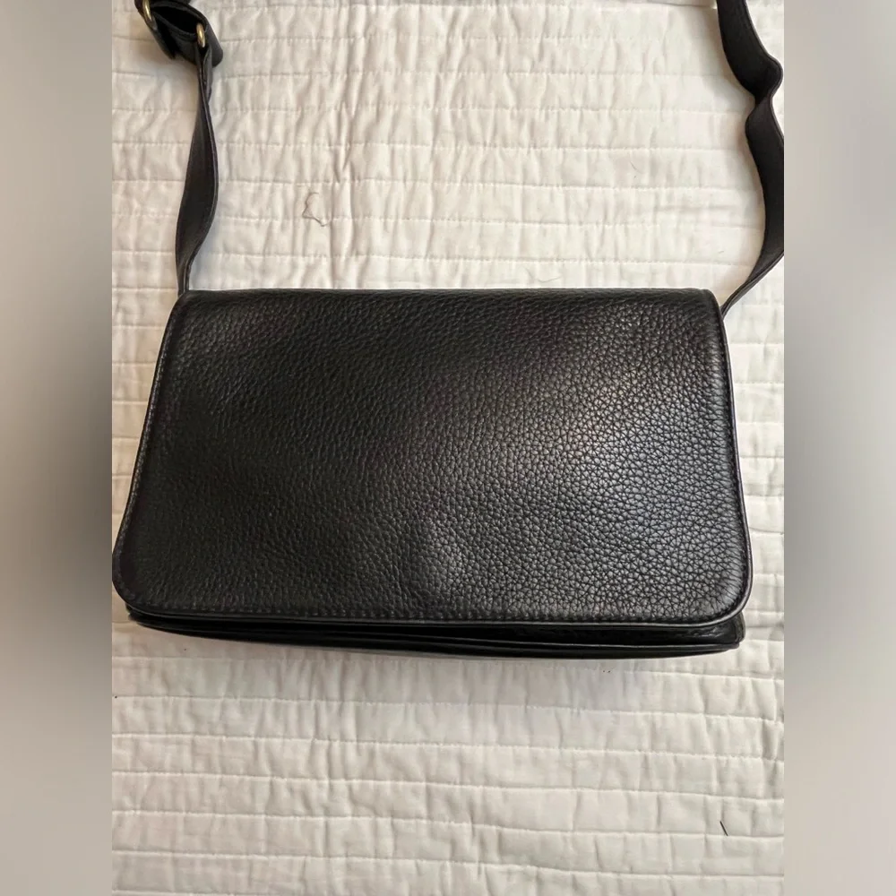 Coach vintage black pebble leather Sonoma shoulder bag